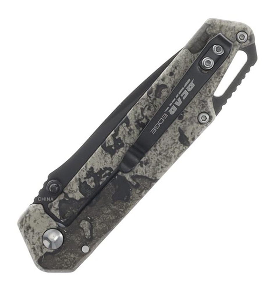 Bear Son Cutlery Edge Folding Knife 3in Drop Point Blade Truetimber Strata view 3