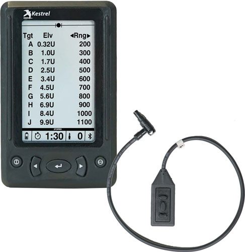 KESTREL HUD FOR 5 SERIES BALL- ISTICS METERS BLACK W/REMOTE view 3
