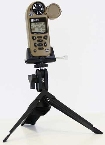 Kestrel Ballistics Ultrapod tripod with Clamp - Black view 2