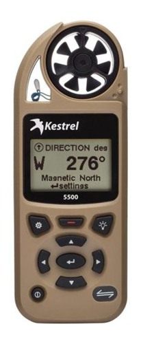 Kestrel Meters 5500 Weather with Bluetooth LiNK + Vane Mount - Desert Tan