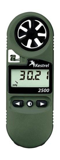 Kestrel 2500NV Weather Meter / Digital Altimeter +NV Backlight - Olive Drab