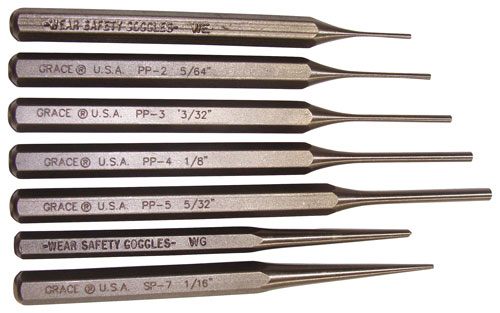 Grace USA Gun Care Steel Punch Set, Tools Accessories, 7 Piece Made in view 2