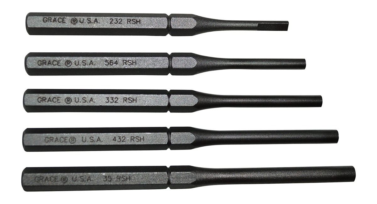 Grace USA Roll Spring (Pin) Holder Set - RSH-5 - Gunsmithing - Pin - 5piece