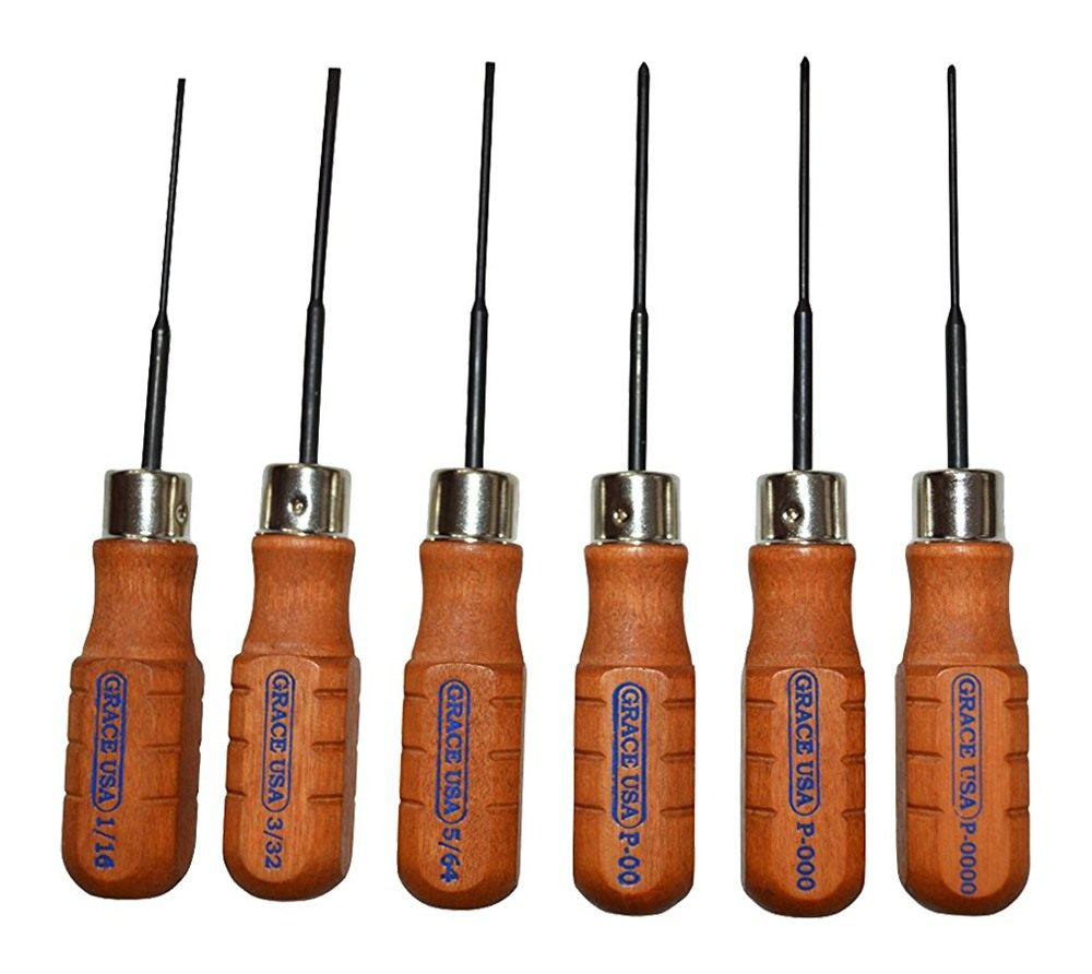 Grace USA Micro Screwdriver Set - MS6 - Gunsmithing - - 6 piece - Tools Acc