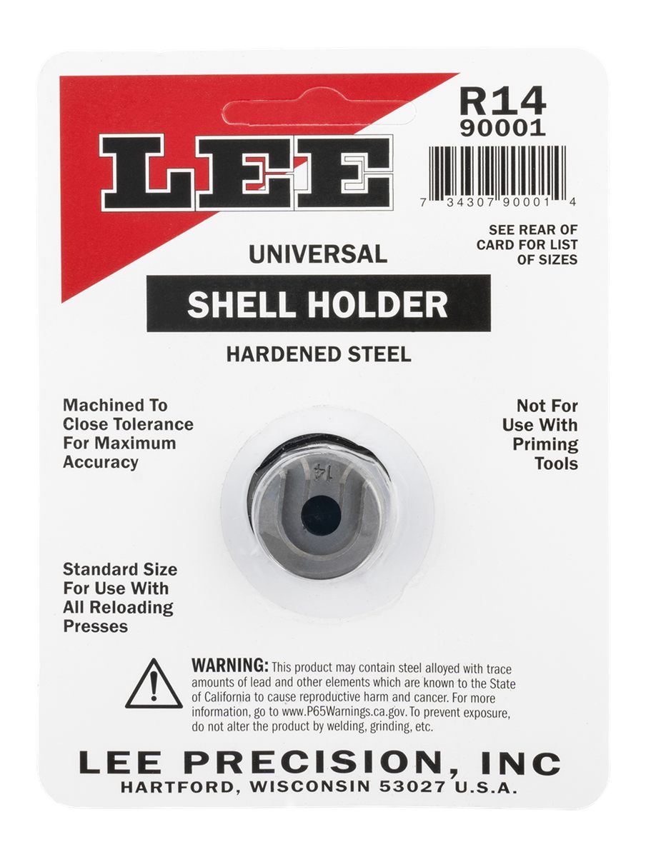 Lee Precision 90001 Universal Shellholder, 14 (38-40 Wcf, 44-40 45 Schofiel