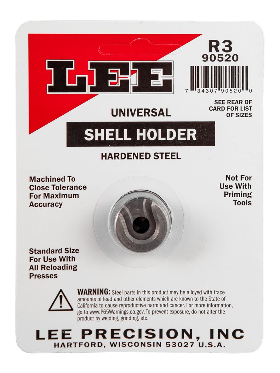 Lee Precision Universal Shellholder, 16 (7.62x54mm Rimmed Russian 500 S W M