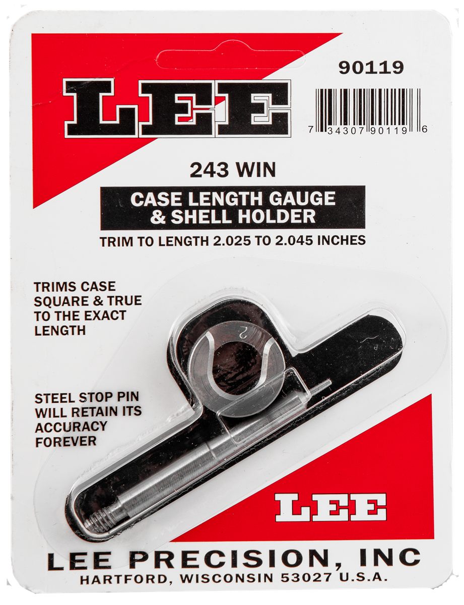 Lee Precision 243 Win Gauge/Holder
