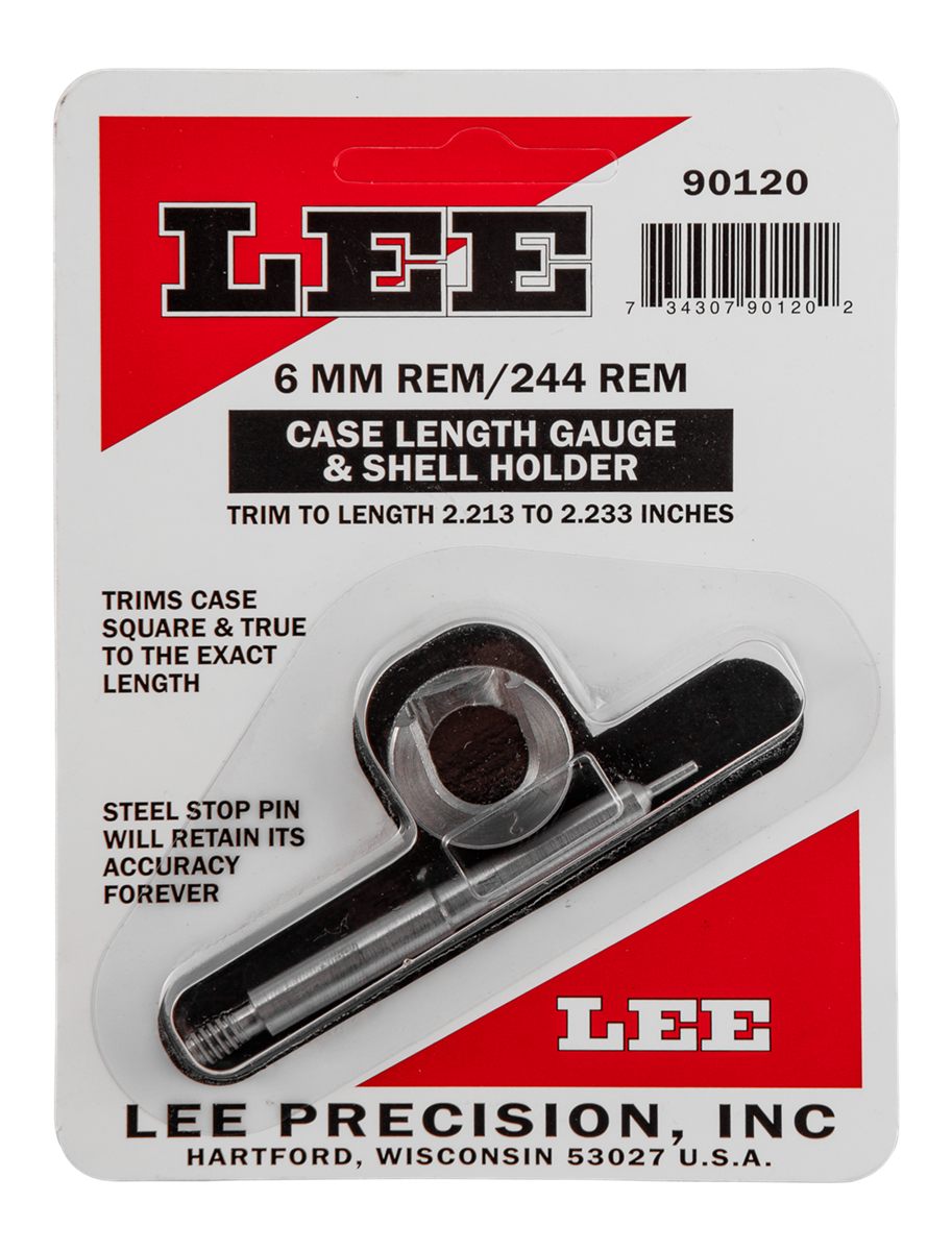 Lee Precision 6-mm Rem 244 Gauge/Holder view 2