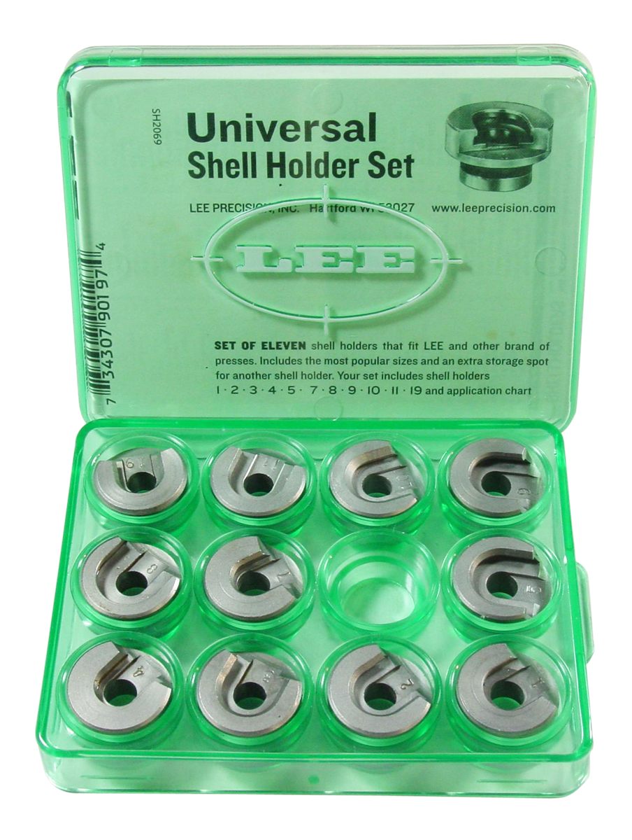 Lee Precision 90197 Universal Press Shell Holder Set (Clear)