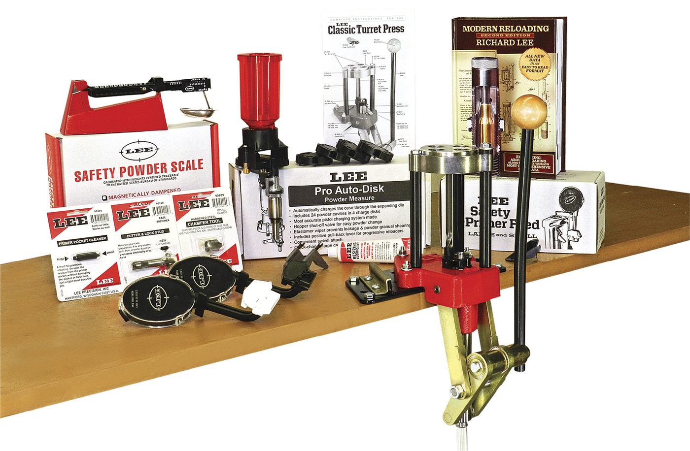 Lee Precision 90304 Classic Turret Press Kit 4 Hole