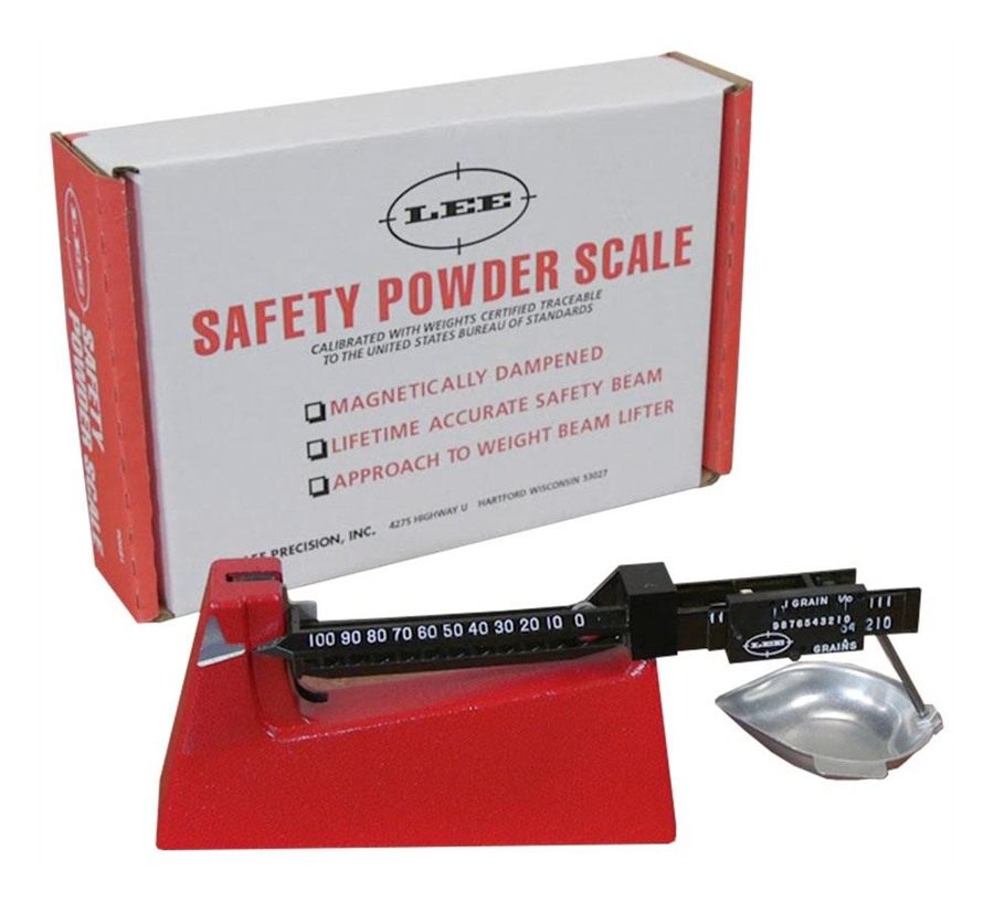 Lee Precision Safety Scale Red view 2