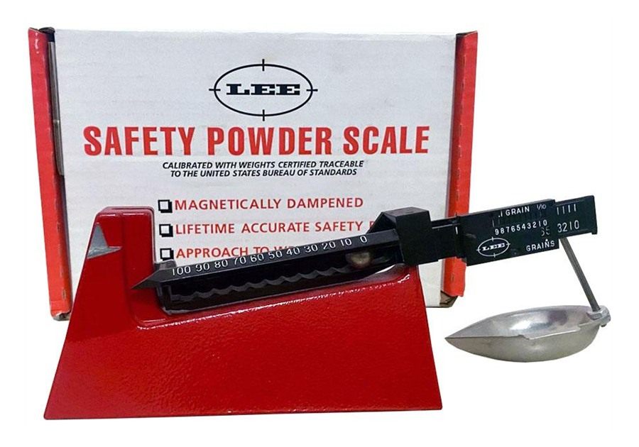 Lee Precision Safety Scale Red view 3