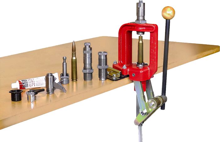 Lee Precision 90859 Single Stage Press, Classic Cast .50 Bmg Kit,Red view 2