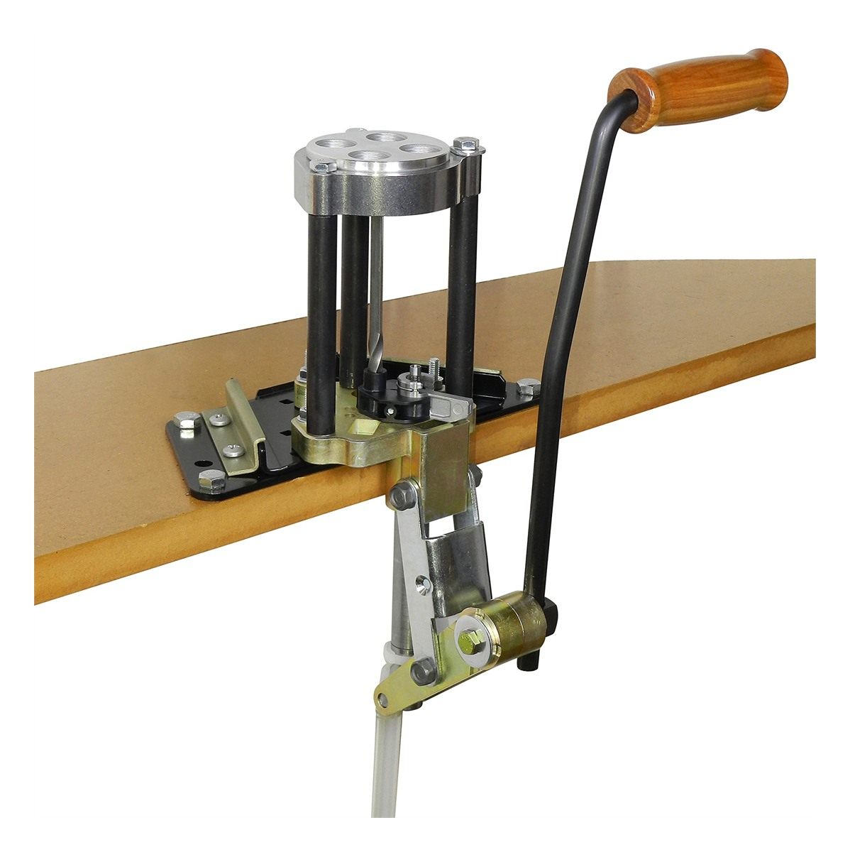 Lee Precision Cast Aluminum 4 Hole Turret Press with Auto Index Md: 90932