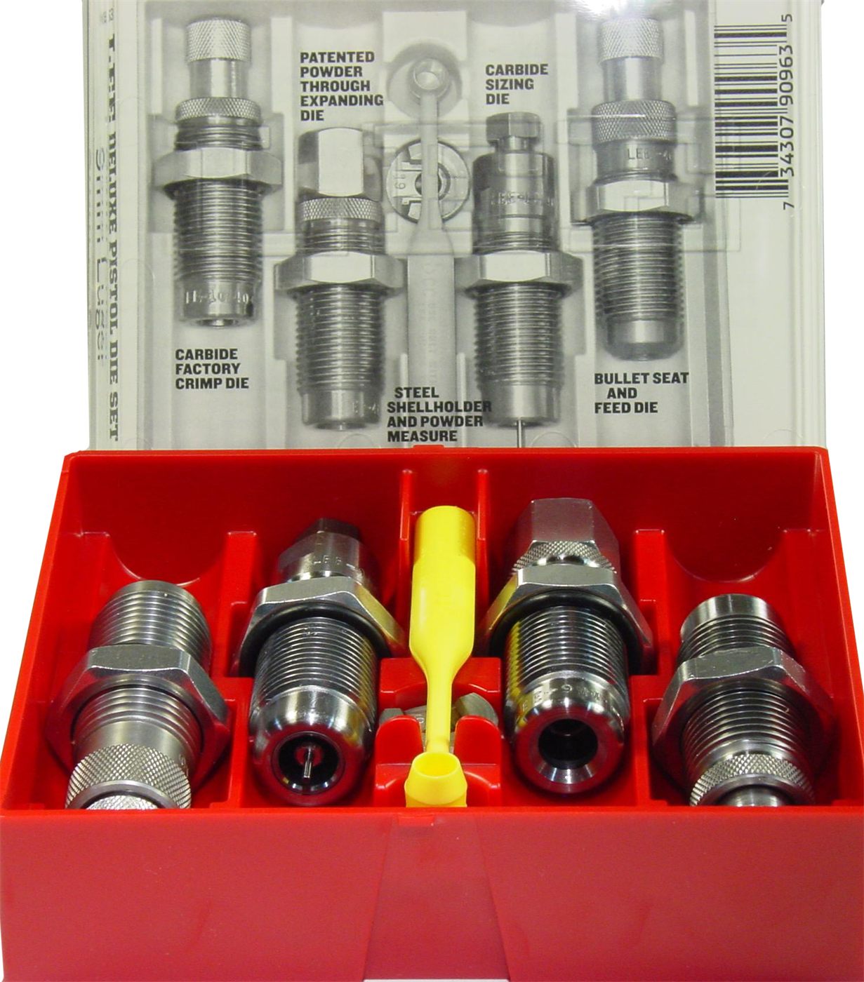 Lee Precision Preciesion 90966 Deluxe 4 Die Carbide Set, .44 Special,Grey