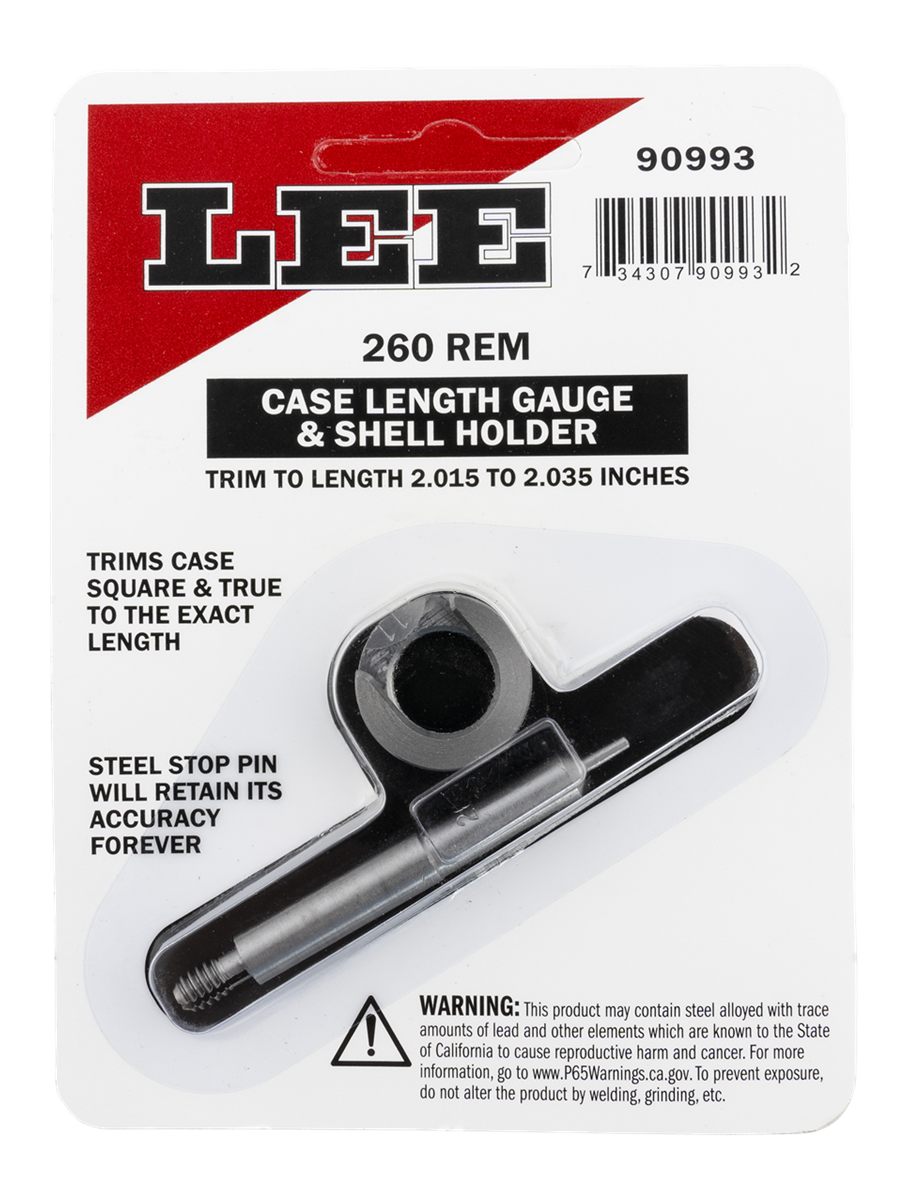 Lee Precision Preciesion 90993, Case Length Gauge Shellholder, 260 Remingto