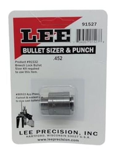 Lee Precision 91527: Bullet Sizer Punch .452 view 2
