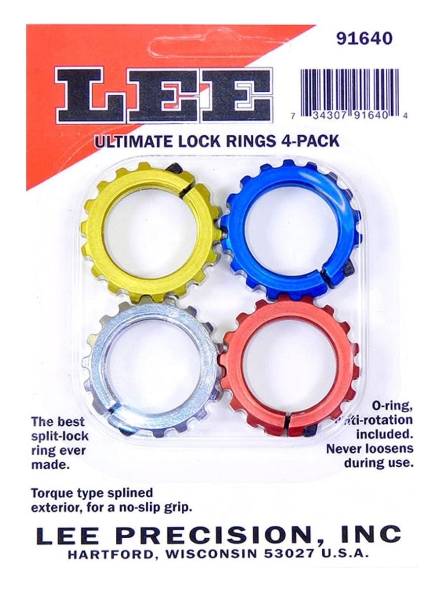 Lee Precision Ultimate Lock Rings 4 Pack