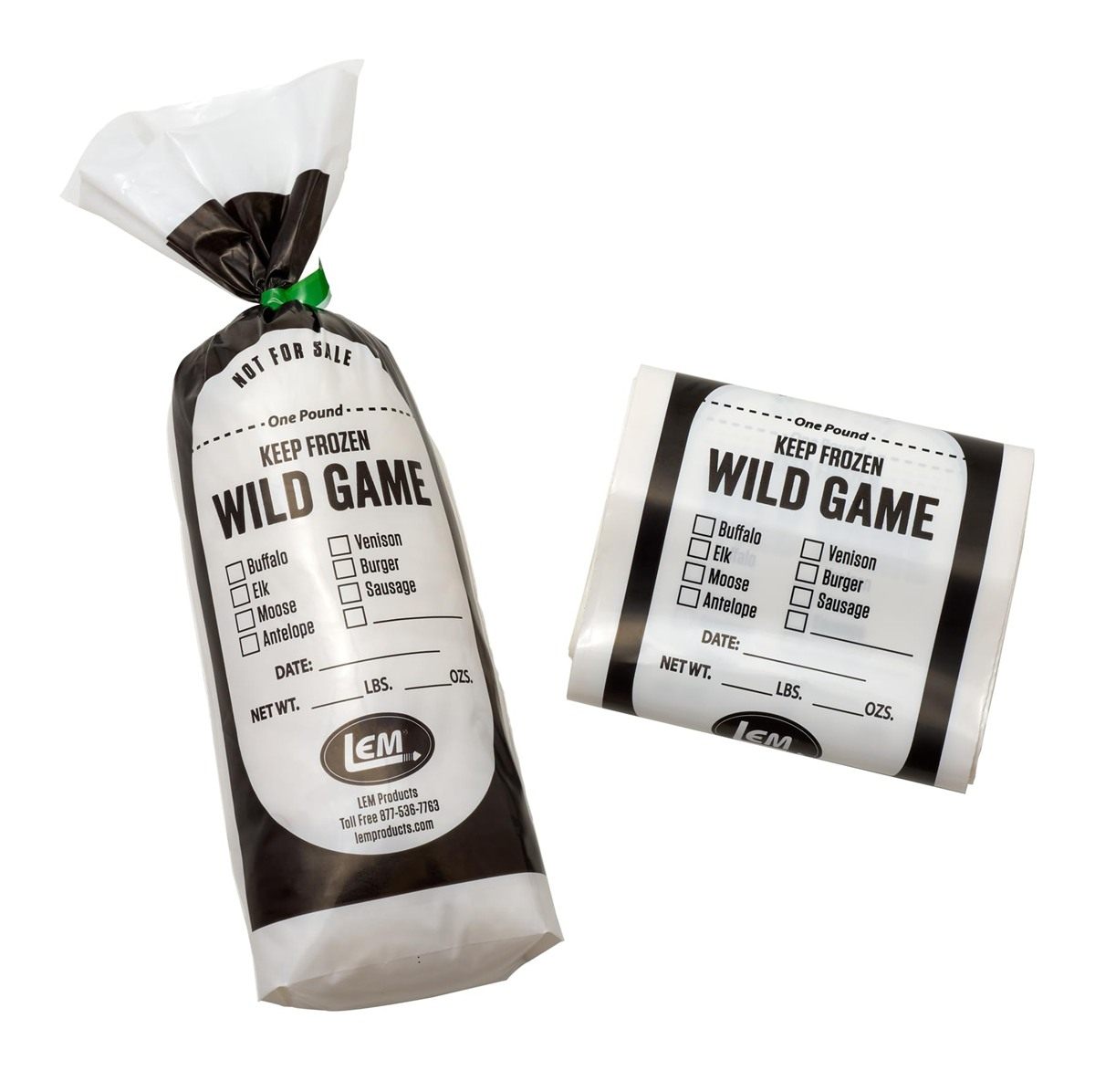 LEM 1 Ib Wild Game Poly Bag - 25 Count