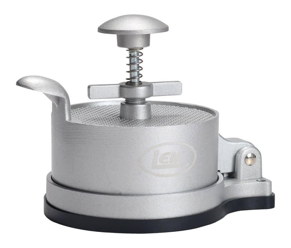 LEM Products Adjustable Burger Press, Spring-Loaded, Heavy-Duty Aluminum view 3