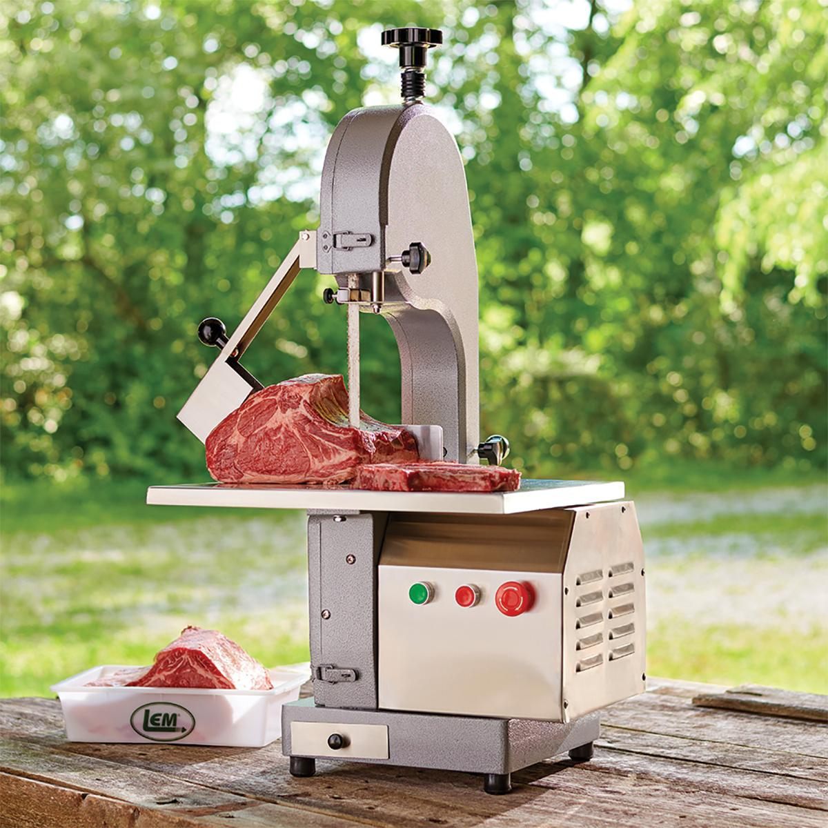 LEM Products Electric Tabletop Meat Saw - MOTOR FREIGHT ONLY