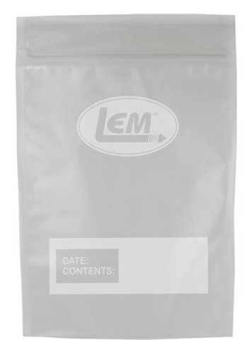 LEM Products Gallon Zipper Top Vacuum Sealer Bags, 11 x 16 Inches, Compatib view 2
