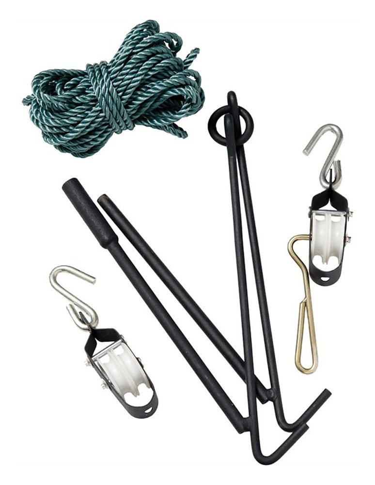 LEM Products Collapsible Gambrel with Rope Hoist view 3