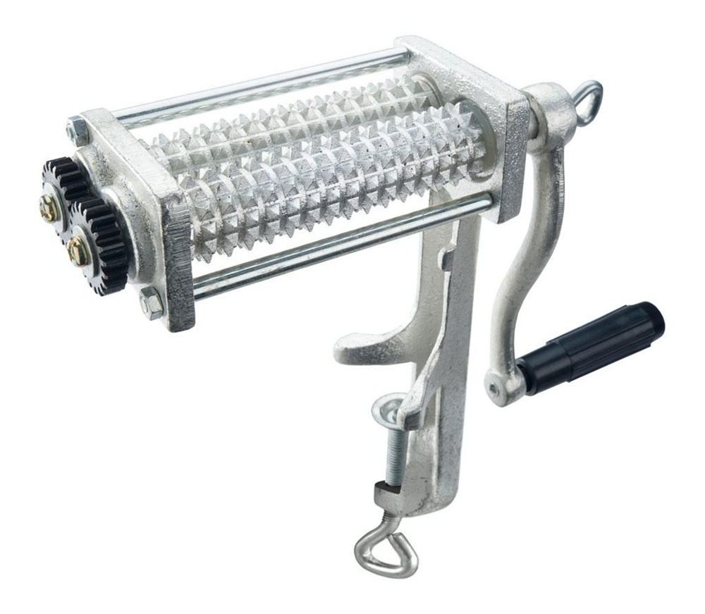 LEM Products Clamp-On Tenderizer, Cast Iron and Plastic, Orange view 3