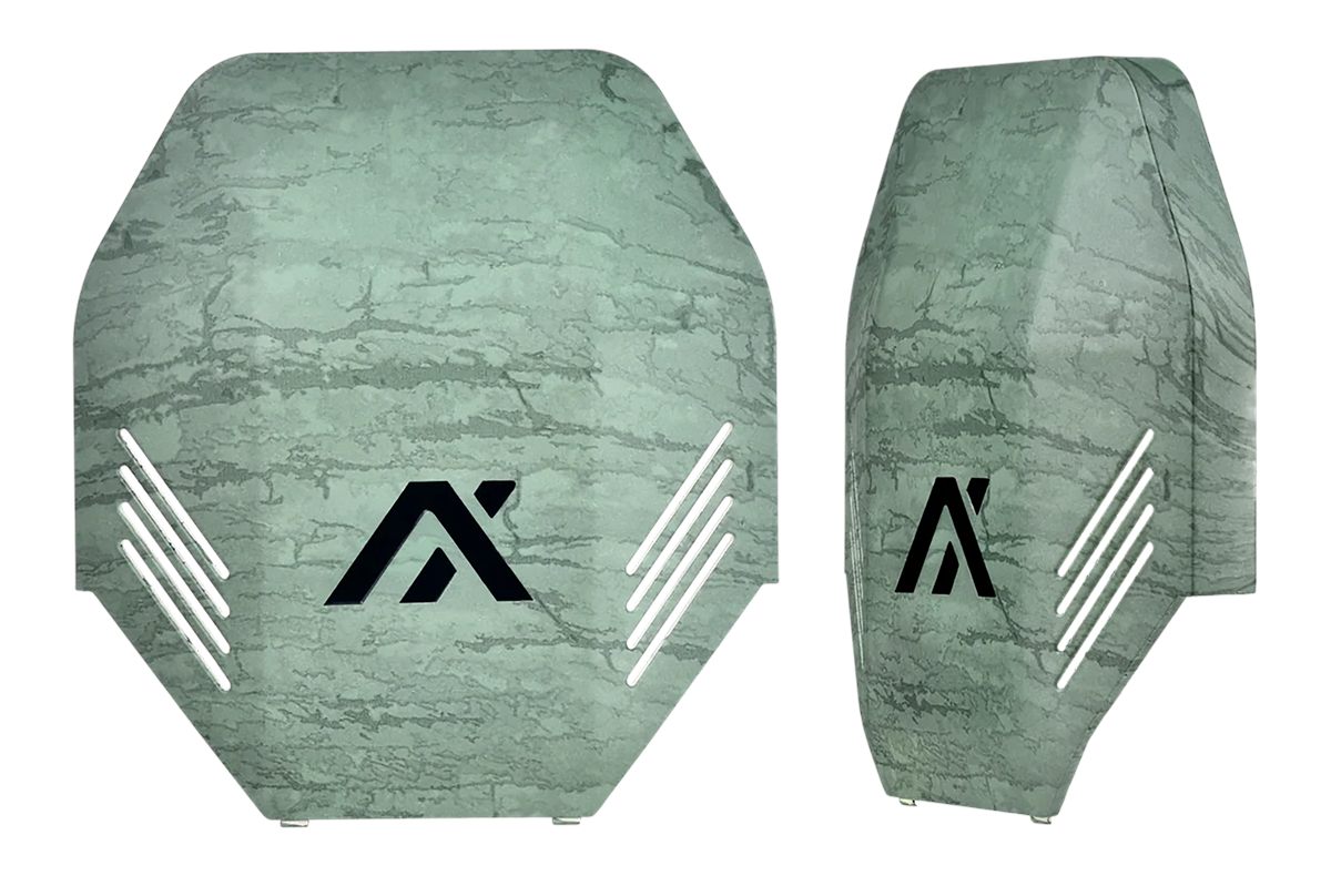 Axil Mxpltg Plate Polymer Over the Head Slate Green