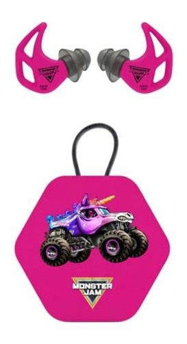 Axil Monster Jam X20 Ear Plugs 17dB or 19dB Sparkle Smash Pink
