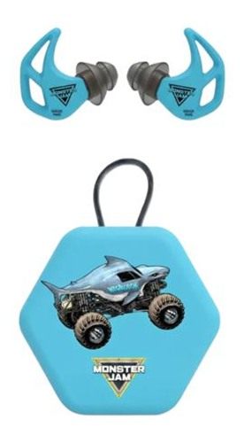 Axil Monster Jam X20 Ear Plugs 17dB or 19dB Megalodon Blue