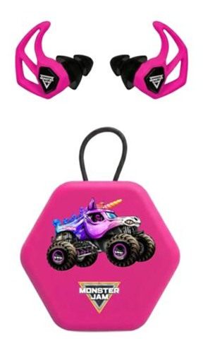 Axil Monster Jam X30i Ear Plugs 15dB or 19dB Sparkle Smash Pink