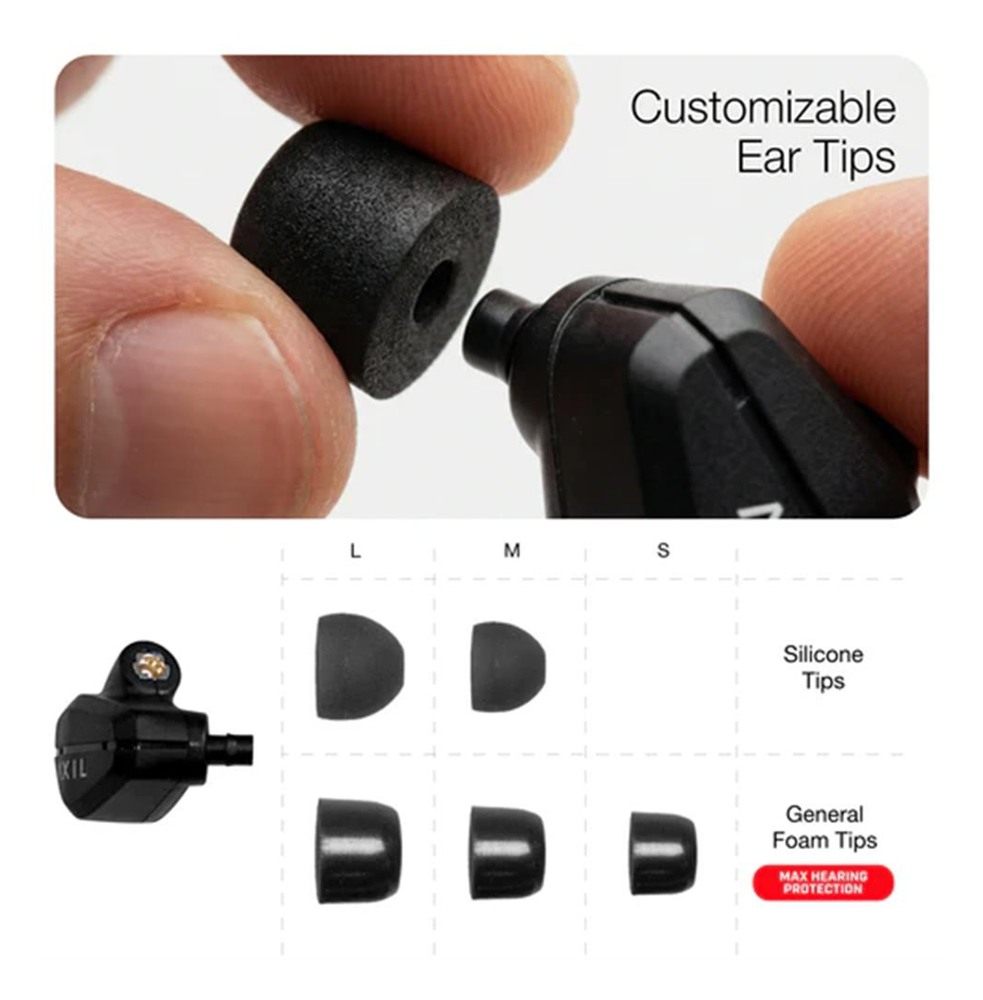 Axil CRX Ear Buds 22dB Black