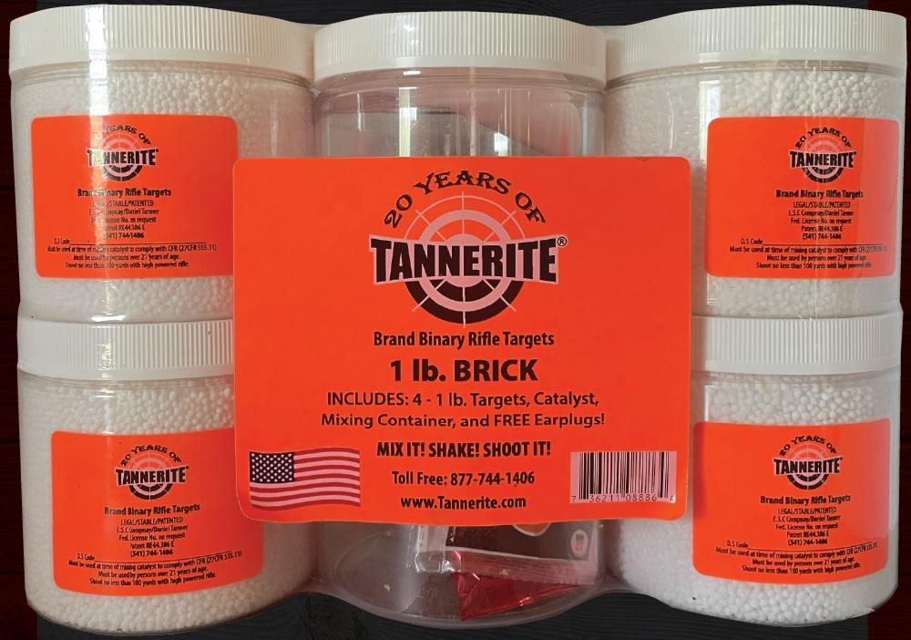 Tannerite Sports 1BR 1 Pound Target Impact Enhancement Explosion White Vapo view 2