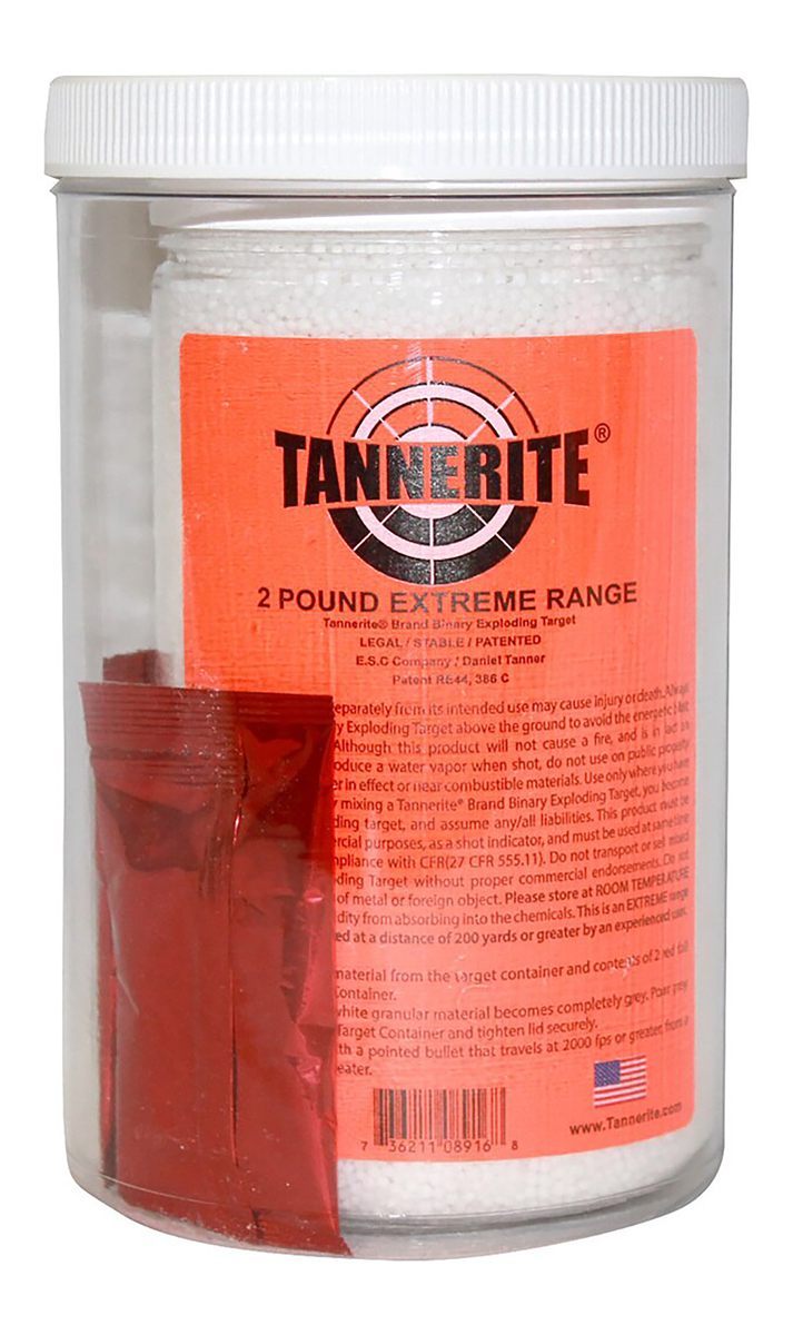 Tannerite Sports 2ET 2 Pound Target Impact Enhancement Explosion White Vapo