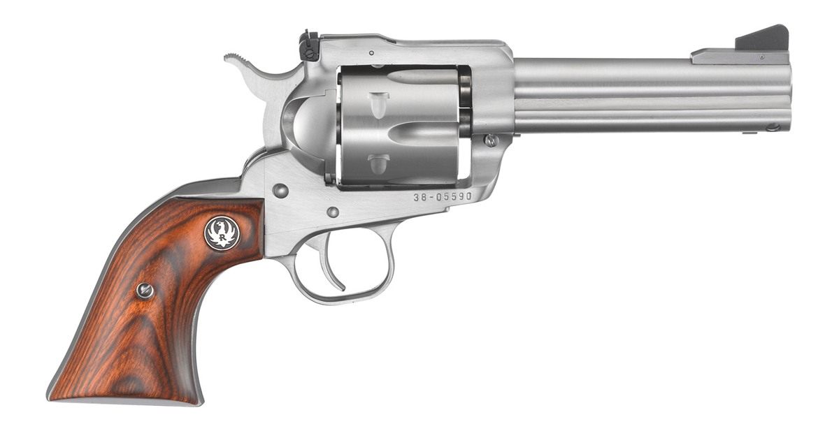Ruger 0309 Blackhawk 357 Mag 6rd 4.63in Satin Stainless Steel Barrel, Cylin