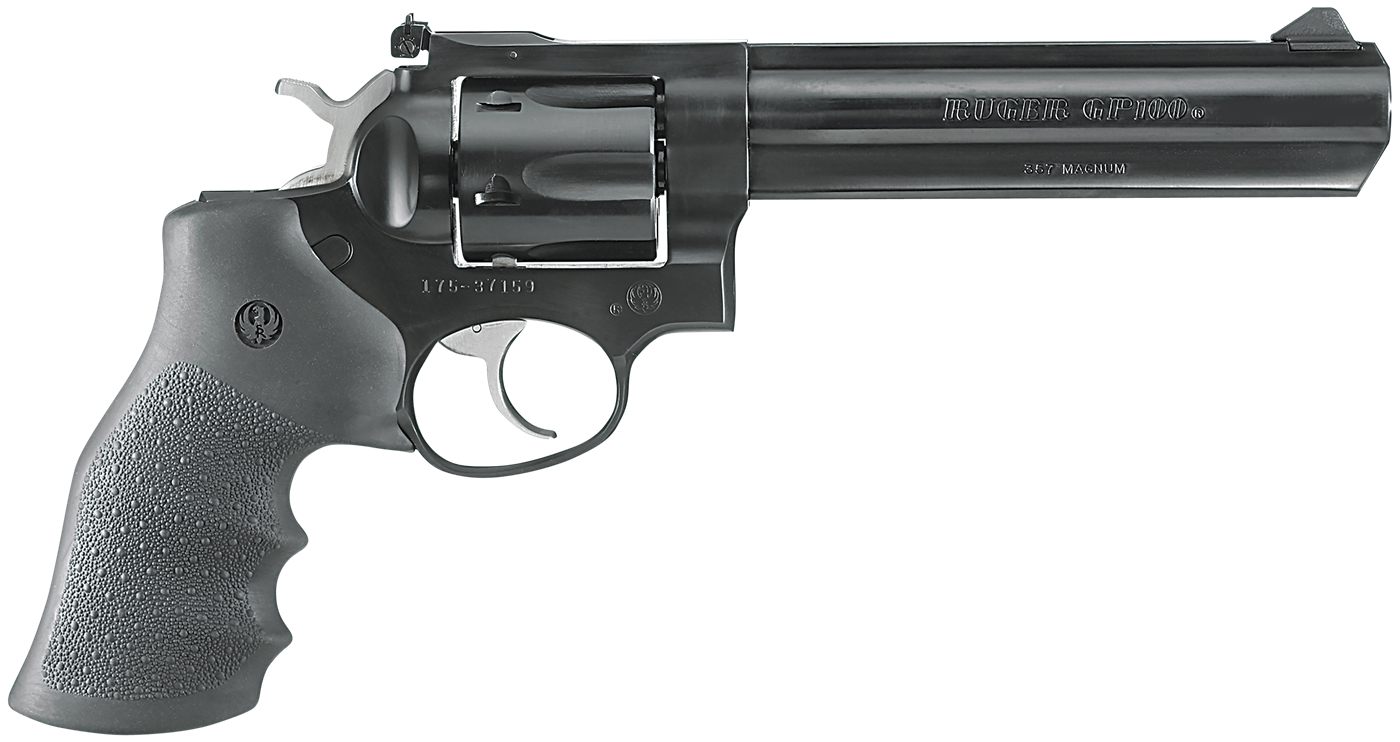 Ruger 1704 GP100 Medium 357 Mag 6rd 6in Blued Alloy Steel Barrel, Cylinder