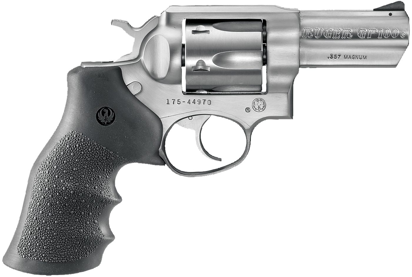 Ruger 1715 GP100 Medium 357 Mag 6rd 3in Satin Stainless Steel Barrel, Cylin