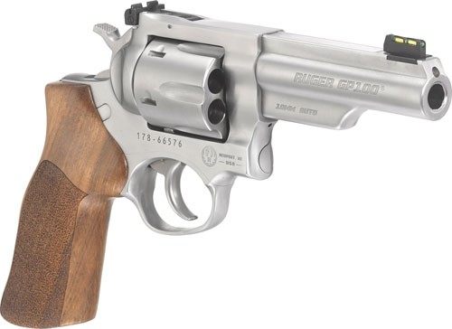 Ruger 1775 GP100 Match Champion 10mm Auto 6rd 4.20in Satin Stainless Half-L view 3