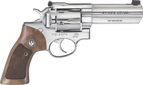 Ruger GP100 357MAG 4.2in AS Polished SS Full Shroud (Talo)