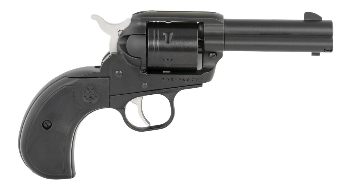 Ruger 2015 Wrangler 22 LR 6 Shot 3.75in Black Cerakote Steel Barrel, Alumin