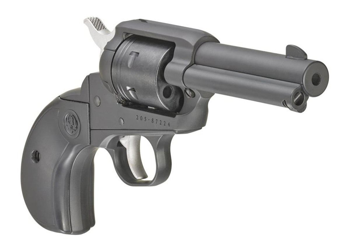 Ruger 2015 Wrangler 22 LR 6 Shot 3.75in Black Cerakote Steel Barrel, Alumin view 4