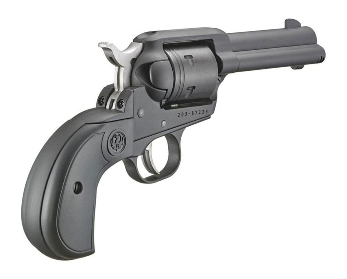 Ruger 2015 Wrangler 22 LR 6 Shot 3.75in Black Cerakote Steel Barrel, Alumin view 5