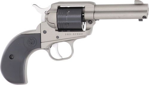 Ruger 2016 Wrangler 22 LR 6 Shot 3.75in Silver Cerakote Steel Barrel, Alumi view 6