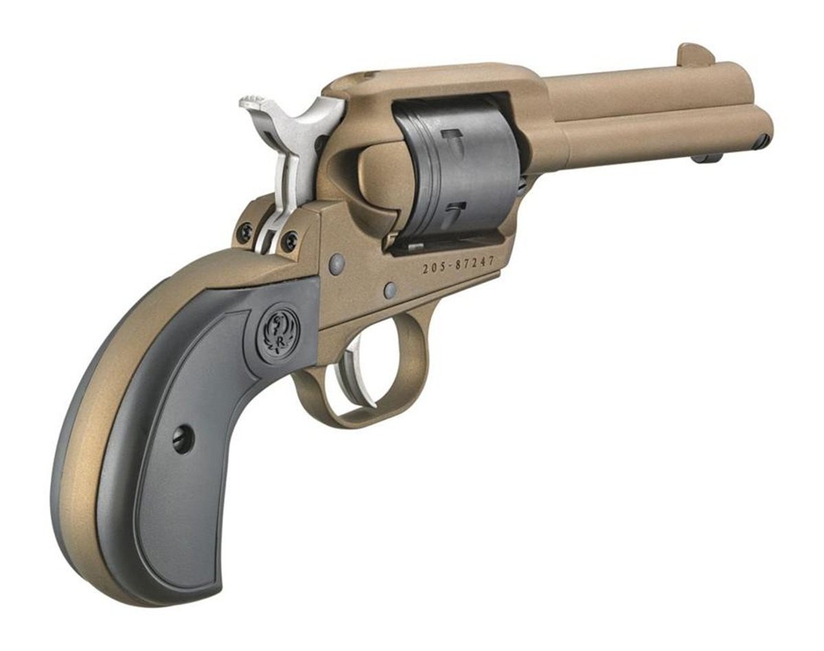 Ruger 2017 Wrangler 22 LR 6 Shot 3.75in Burnt Bronze Cerakote Steel Barrel view 4