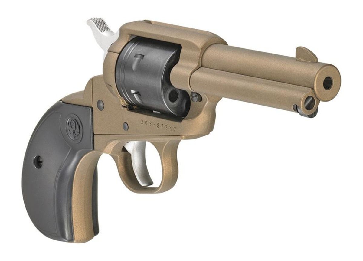 Ruger 2017 Wrangler 22 LR 6 Shot 3.75in Burnt Bronze Cerakote Steel Barrel view 5