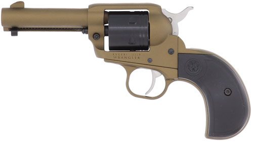 Ruger 2017 Wrangler 22 LR 6 Shot 3.75in Burnt Bronze Cerakote Steel Barrel view 7