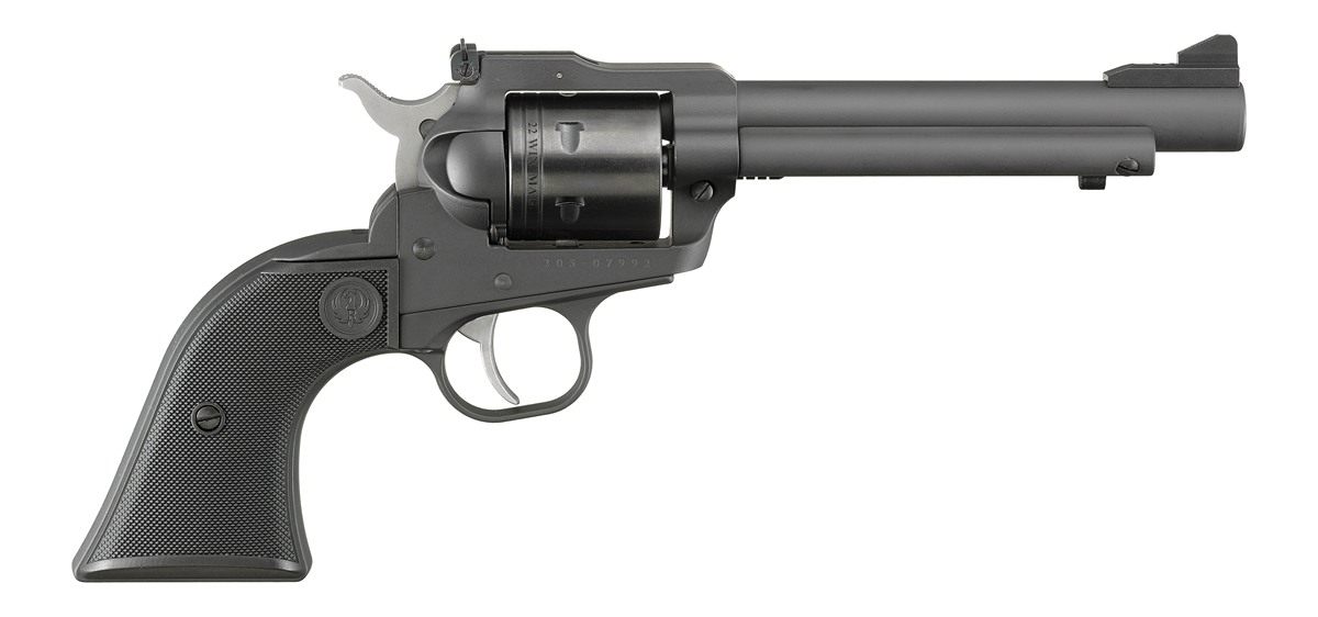 Ruger 2032 Super Wrangler 22 LR/22 WMR 6 Shot 5.50in Black Cerakote Steel B