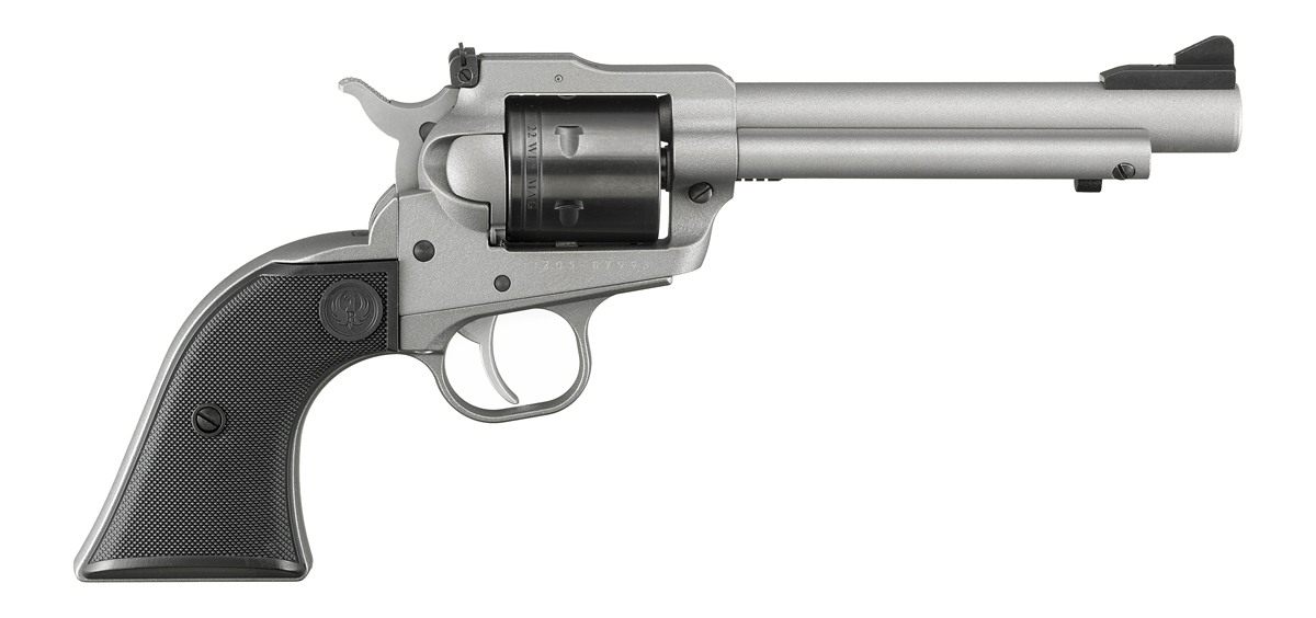 Ruger 2033 Super Wrangler 22 LR/22 WMR 6 Shot 5.50in Silver Cerakote Steel