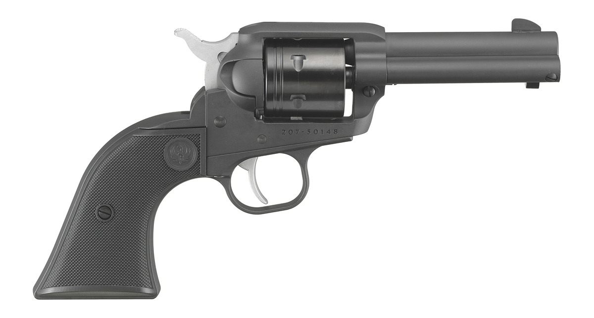 Ruger Wrangler Revolver .22 LR 6rd Capacity 3.75in Barrel Black Cerakote Al